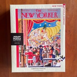 The New Yorker puzzle, 500 pieces, Christmas Window, Ilonka Karasz